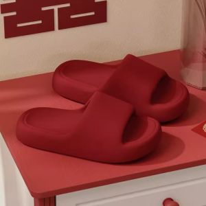 Summer Non-Slip Silent Flat Slippers For Men New Outdoor Soft-Soled EVA Slippers Bathroom Couple Shoes For Women