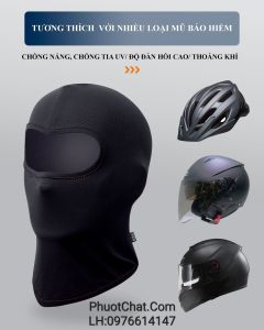 Khăn trùm đầu ninja fullface SWAT basic khẩu trang chống nắng vải cao cấp siêu co dãn thoáng mát