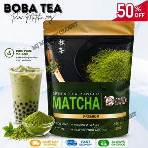 BobaTea Pure Matcha Powder 200g – Rich & Authentic Green Tea Powder for Drinks and Baking laz3