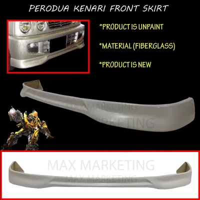 B0629 PERODUA KENARI FRONT SKIRT FIBERGLASS BODYKIT