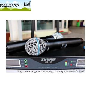 Micro không dây SHURE UR 24D /  UR32D ( Hàng nhập khẩu loại 1 ) năm 2023 - Gia Khang Shop