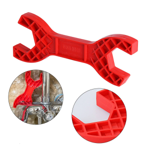 Kitchen Bathroom Accessory Plastic Multi-purpose Double Head Shower Wrench Levelling Tool Faucet Water Pipe Tap Spanner