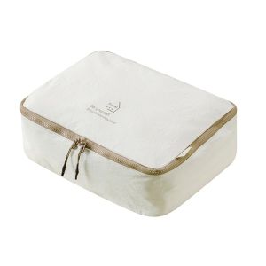 SKYJS Large Capacity Travel Storage Bag Waterproof Dustproof Suitcase Clothing Storage Bag Practical Space Saving Clothes Luggage Organizer for Home