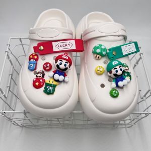 3D การ์ตูนน่ารัก Crocs รองเท้ามีเสน่ห์ Jibbilz DIY อุปกรณ์เสริม Clogs Buckles สำหรับ Crocs