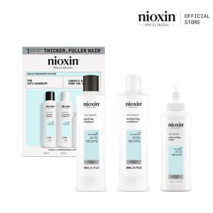 NIOXIN Scalp Recovery Kit แชมพูขจัดรังแค คัน แพ้ง่าย เซ็ต 3 ชิ้น (ไนอ๊อกซิน ปลอบประโลมหนังศีรษะ) ขนาด 200ml