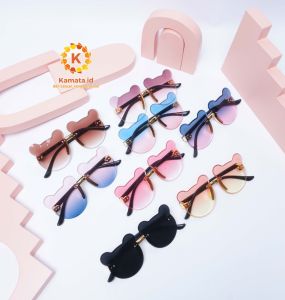 Kacamata Anak Gaya Lucu / Kacamata Anak Perempuan / Kacamata Bayi Perempuan / Kacamata Fashion Anak Import Murah