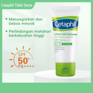 Cetaphil UVA/UVB Defense sunscreen SPF50+ PA++++ 50mL