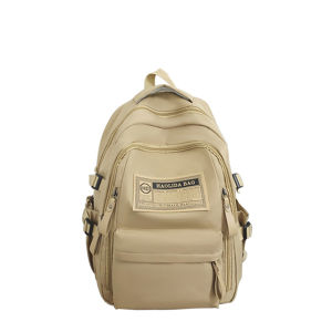 Korean Fashion Backpack for Men Canvas Large Capacity Structured laptop Backpack Travel Backpack