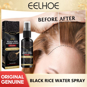 Eelhoe Black Rice Hair Spray Strong And Firm Hair Dense Hair Repair And Nourish Hair Root Smooth Hair And Grow Spray Black Rice Hair Growth Spray Fermented Rice Water Anti Hairs Loss Dandruff Fast Growing Essential Oil Repair Damage Hair