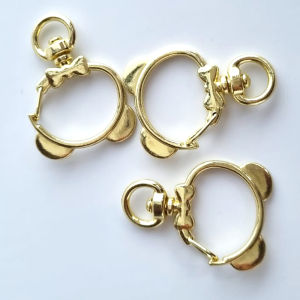 3pcs/pack Sakura Ring trigger clip snap buckles for DIY jewelry keychain lobster snap hook chain metal strap