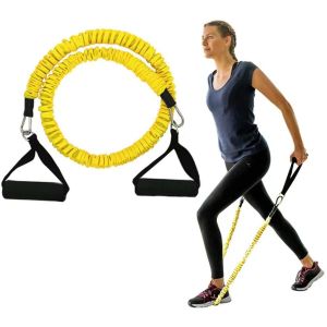 1PC Resistance Band with Handle Exercise Bands with Handles Ideal for Strength Training Muscle Toning Physical Therapy