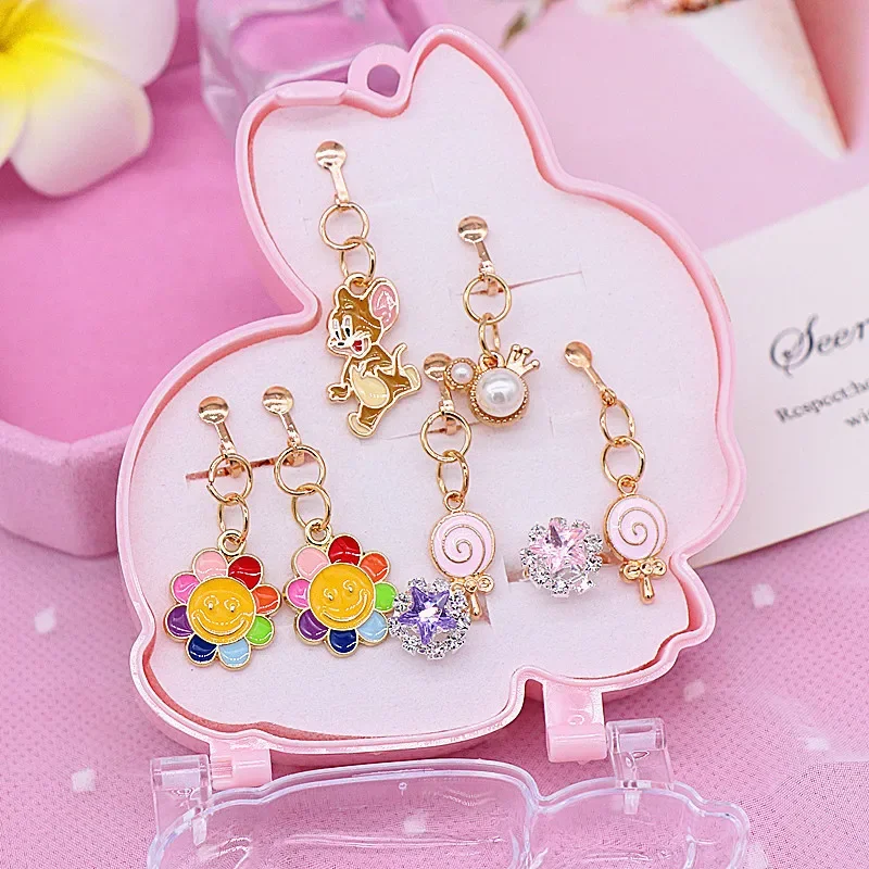 Kawaii clip on on sale earrings