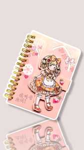 LUCKY CAT - MINI BINDER BOOK 4 WARNA | NOTEBOOK | BINDER NOTEBOOK LUCU | CARTOON DIARY | MINIBOOK | MEMO KECIL | BUKU MEMO LUCU | MEMO KARAKTER | MEMO MOTIF | BUKU MEMO KARTUN | MEMO AESTHETIC