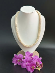 [ Woosilver ] Vòng Cổ Trai Ngọt Kết Lưới Thủ Công - Secondhand - NTN296