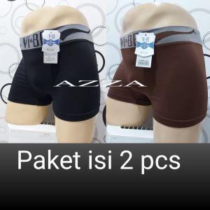 AZZA 55-  2 PCS  Celana dalam pria dewasa isi   / Celana dalam pria model boxer