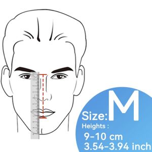 BMC FM2 Full Face Mask For CPAP Bipap Machine COPD Anti Snoring Sleep Apnea with Headgear Nasal Face Mask Suitable for 22mm Hose