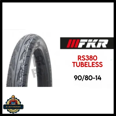 [FKR] RS380 Diamond Tubeless Tayar Tyre 70/90-14 80/90-14 90/90-14 90/80/14 100/80/14