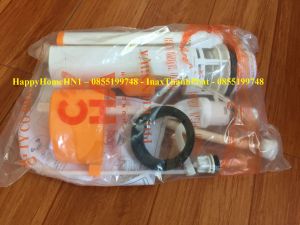Bộ ruột bồn cầu 2 khối xả nhấn 2 nút hàng đẹp dễ thay - PKL6