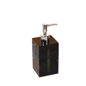 FUNG Imitation Marble Hand Sanitizer Bottlle Resin Light Luxury Lotion Bottlle Shampoo and Conditioner Dispenser with Tray Refillable Liquid Hand Soap Jar Bathroom