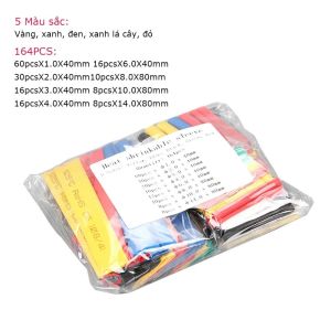 Hộp túi ống gen dây co nhiệt cách điện nhiều màu đủ kích cỡ 164 530 ống cao cấp của Thiên Lộ-Giacomo888 MOGEE