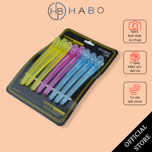 Kẹp mỏ vịt làm tóc kẹp cá sấu kẹp tóc mỏ vịt kẹp vịt cố định tóc kẹp làm tóc kẹp cố định tóc kẹp định hình tóc XYP chất lượng cao (Set 8 cây)