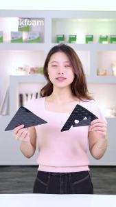 Rug Non Slip Grippers Reusable Rug Tape Pads for Hardwood Floors Strong Carpet Gripper for Area Rugs No Damaging for Floor 16Pcs