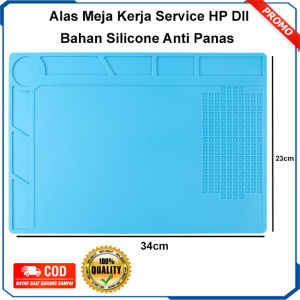 Alas Matras Kerja Service Solder Anti Panas 34 x 23cm / Heat Insulation Working Mat / Alas Service HP Laptop Komputer Bahan Silicone Silikon Tebal