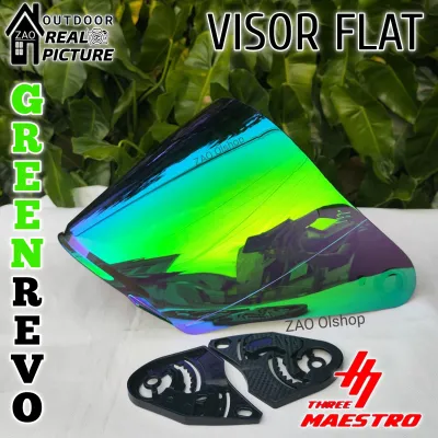 Kaca Helm ALV ULTRON Visor Helmet FLAT venom open flat datar by Three Maestro tm5 pro ultronpro