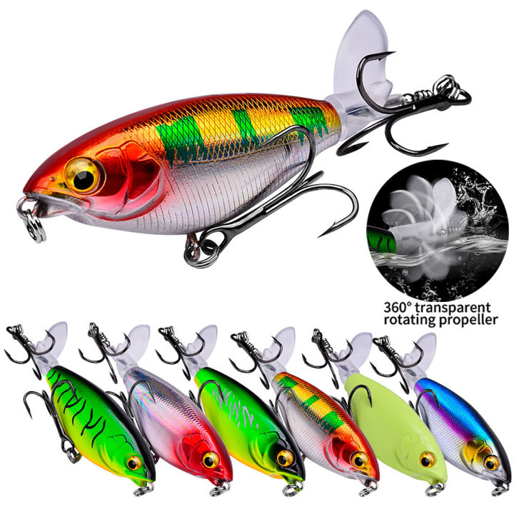 Whopper Plopper Fishing Lure 6g/11g Floating Bait Bionic Noise Hard ...