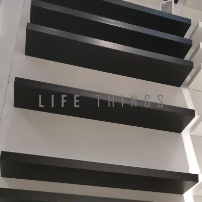 [3 colour] IKEA LACK Wall Shelf Para di dinding 110x26 cm (Free Screws and Wall plugs)