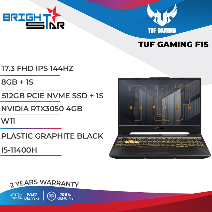ASUS TUF Gaming Laptop F17 (FX706H) ( Intel I5 114 Inch00H | 8GB + 1S ...