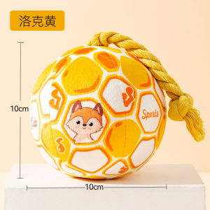 đồ chơi banh vải kèm dây thừng và chuông kêu vang dành cho chó - T3 PETS SHOP