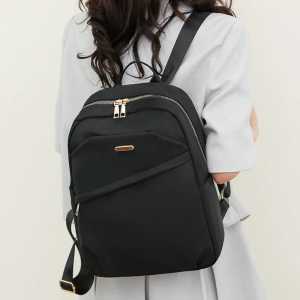 KASIMURA - Tas Ransel Wanita Korean Style Poliester Elegan dengan Slot Notebook