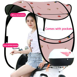 // spot inventory Protective Gear Electric Car Canopy Motorcycle Awning Electric Car Scooter Cover Rain