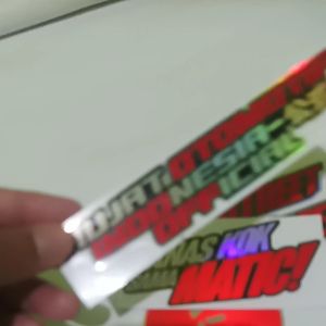 Aksesoris Skuter Motor: Stiker Cutting NOE & Paket 4PCS