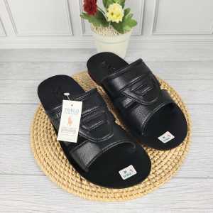 Sandal Kulit Pria Dewasa Size 38-43 Sandal Slop Slip-on Pria Terbaru 2025