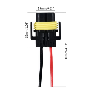 2Pcs H11 H8 Light Conversion Wire Harness Adapter Connector for Car Headlight Auto Lighting Accessories
