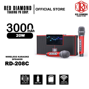 Red Diamond brand series wireless Bluetooth speakers outdoor wireless speakers subwoofers home KTV karaoke karaoke microphones