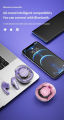 Amgras Future Ⅷ Ultra Transparent Earphone Bluetooth Earbud Gaming LED digital display Sport TWS Earphones HIFI IPX5. 