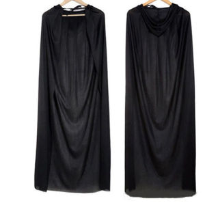 Halloween Cloak Cloak cosplay Death Wizard Black and Red Cloak Party Vampire Cloak Death Cloak