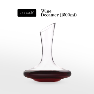CRYSALIS ROYALTY Glass Decanter Crystal Clear Glass Wine Whisky Decanter Storage Wine Jar Pourer Glass Bottle