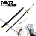 Gift shelves and free delivery of Kimetsu no yaiba Regoku Tanjiro Zennitsu sword, wind column, 104cm (non-metallic) high-quality wooden water column. 