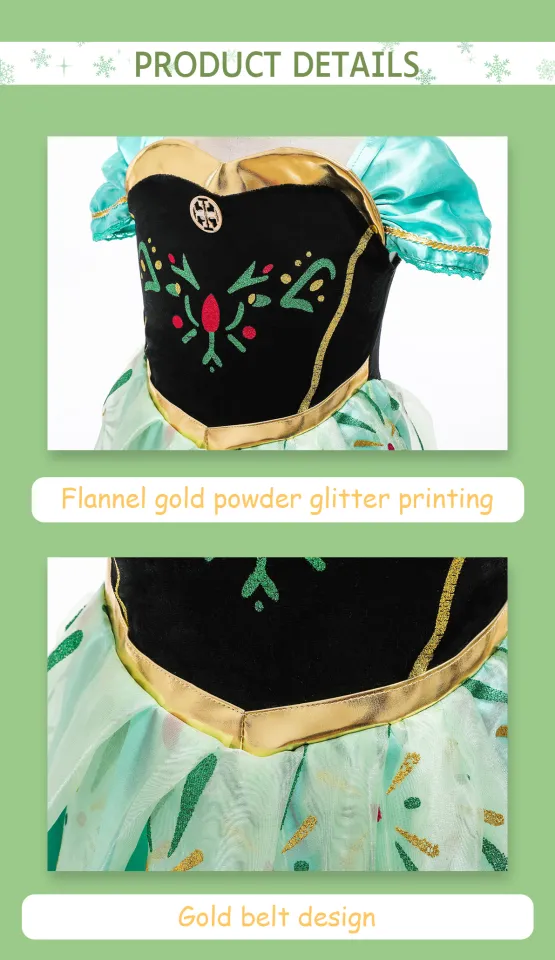 slim fit dress slacks Princess dress Girl Elsa Anna Dress Costumes Kid Party Dresses Baby Gi