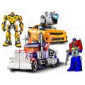 Robot Transformer Optimus Primer Bumbblebee Mainan Robot-robotan Action Figure mainan Optimus Prime model mobil robot anak laki-laki figur mainan Autobots dan mode mobil. 