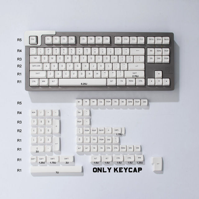 Mechanical Keyboard 150 Keys Double Shot Keycap MSA Profile English