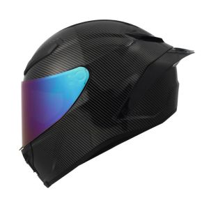 Electric Motorcycle Helmet Electric Bicycle Helmet New carbon fiber pattern electroplated gold tail wing tip Electric Bicycle Helmet