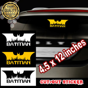 BATMAN DESIGN 4.5 x 12 inches HIGH QUALITY CUTOUT STICKER FOR CAR