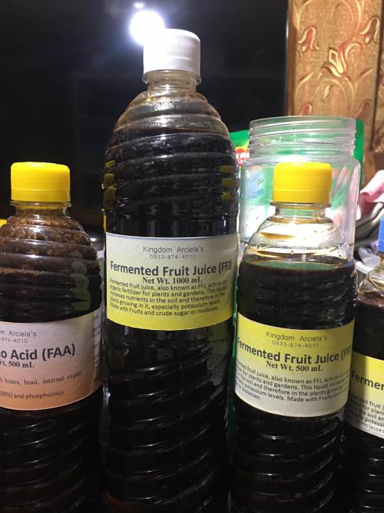 Fermented Fruit Juice 1000 mL FFJ Organic Fertilizer for Plants