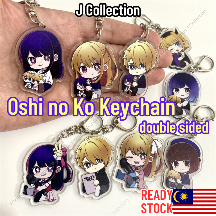 Oshi no Ko Keychain Ai Hoshino Aquamarine Ruby Arima Kana Mem Cho ...