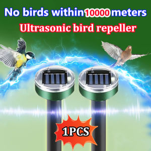 1000 meters without a bird ultrasonic bird repellent Simulate danger and drive away Safe for humans and pets penghalau burung bird repellent outdoor
